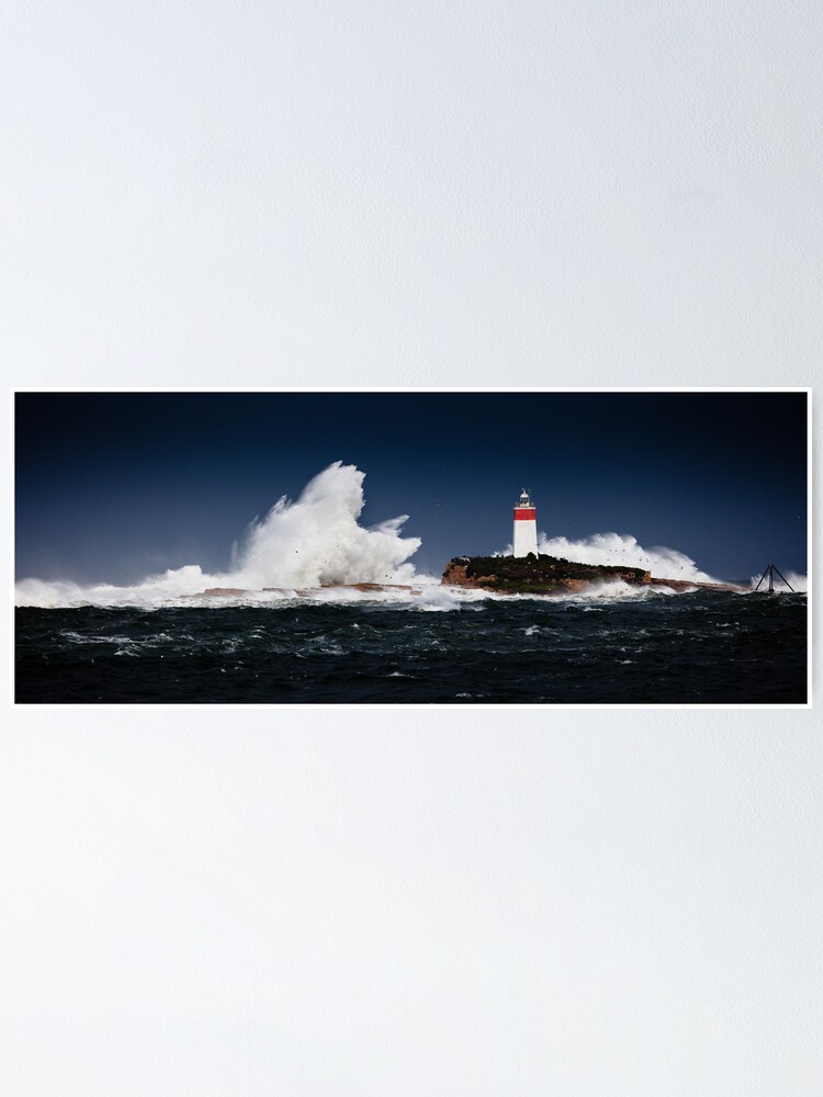 "Iron Pot Lighthouse, Tasmania" Poster by deetee Redbubble