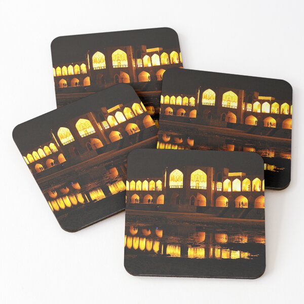 Item preview, Persian Architecture Si-o-se-pol bridge at Night, Isfahan, Iran designed and sold by worldways.