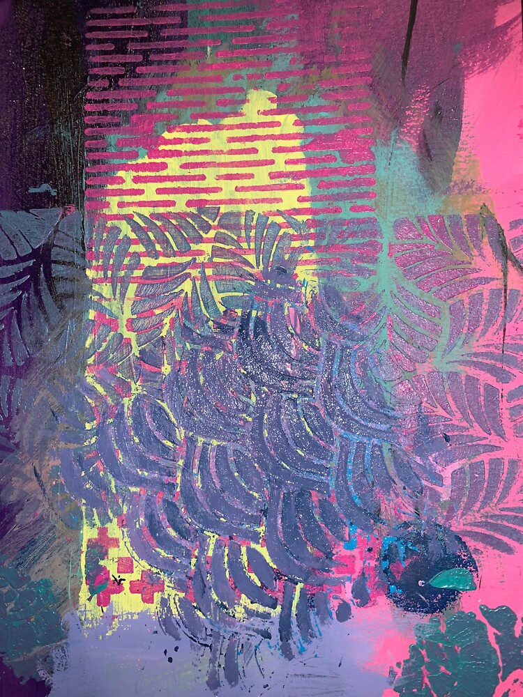 The Purple Palm Tree by Margaretmilrose
