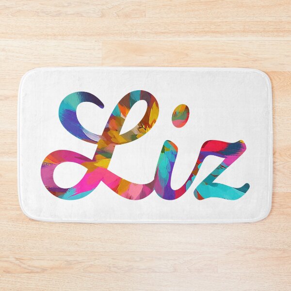Item preview, Liz or Elizabeth abstract painting girl's name designed and sold by ComicKitsch.