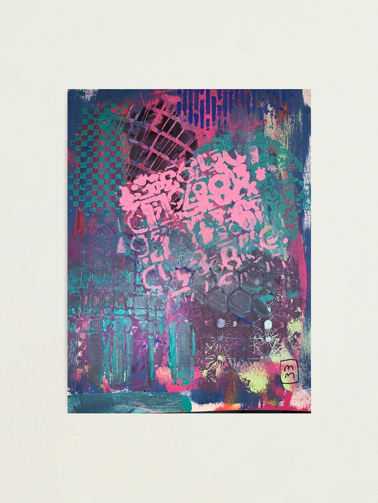 Alternate view of Grungy Pink Princess Photographic Print