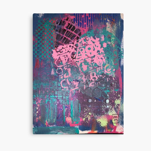 Grungy Pink Princess Canvas Print