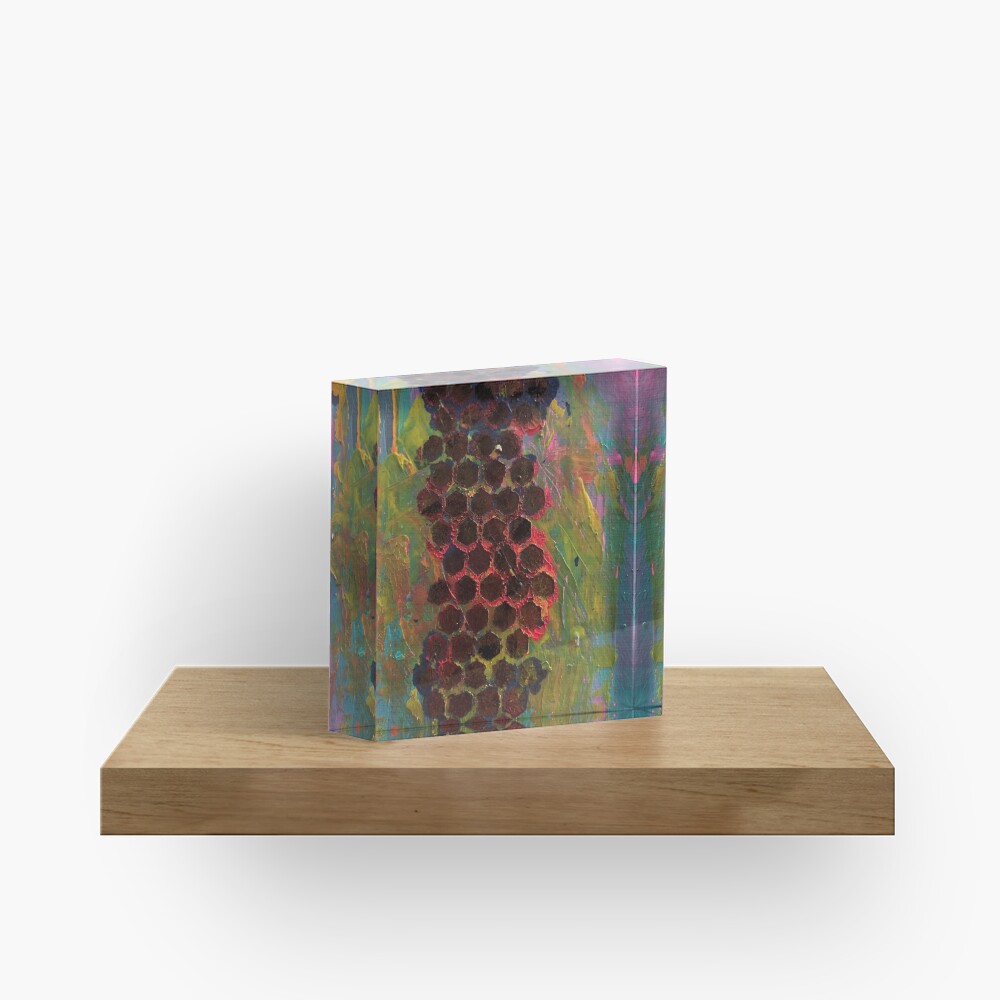 One Step Forward, Two Steps Back Acrylic Block