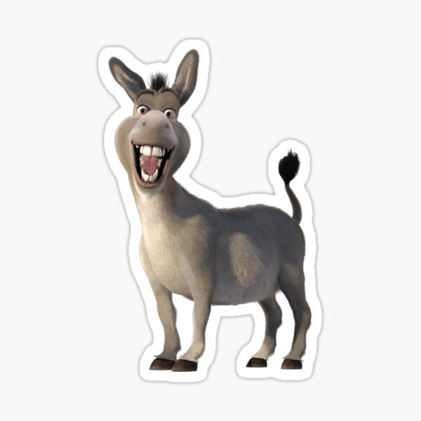 Item preview, Donkey- SHREK Sticker designed and sold by naomipost.