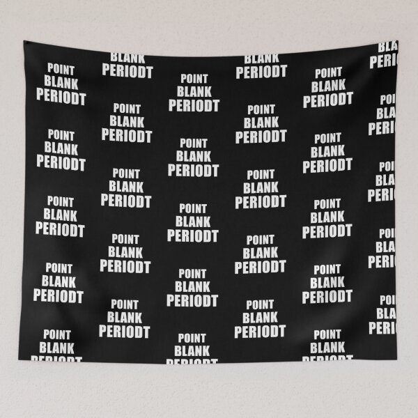 Item preview, Point Blank Periodt (Black) designed and sold by quoteedesigns.