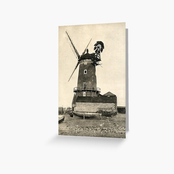 Cley Windmill 1880s Greeting Card