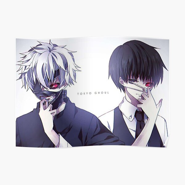 Ghouls Wall Art Redbubble - tortured kaneki black hair roblox