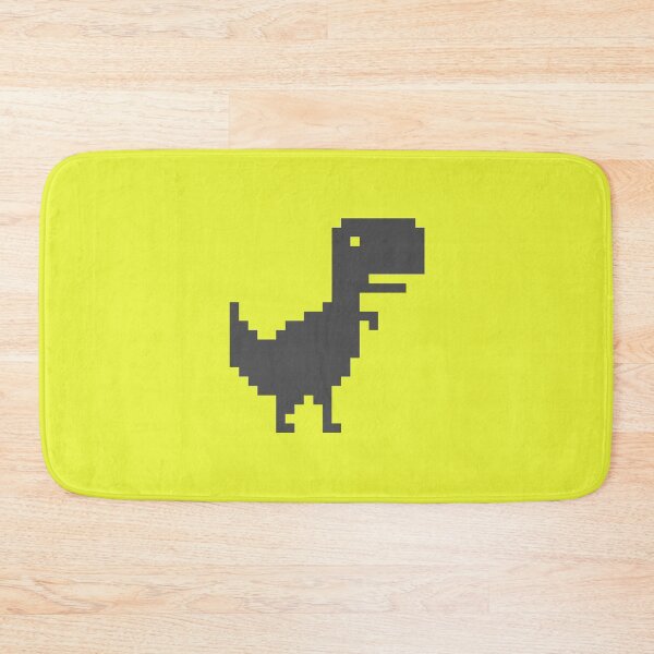 Item preview, Pixel Dinosaur on Yellow designed and sold by Rocket-To-Pluto.