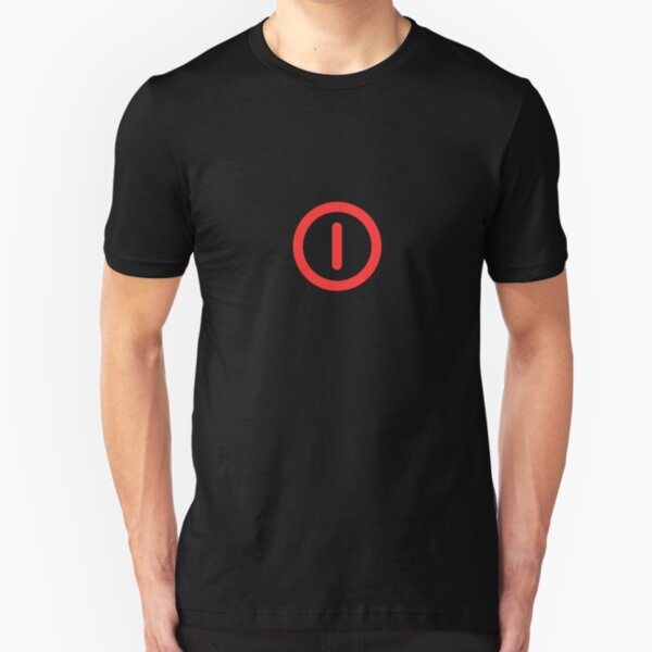 Power Off! Slim Fit T-Shirt