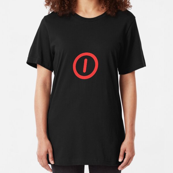 Power Off! Slim Fit T-Shirt