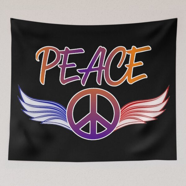 Item preview, Peace Sign with Wings Anti War Activist designed and sold by CharJens.