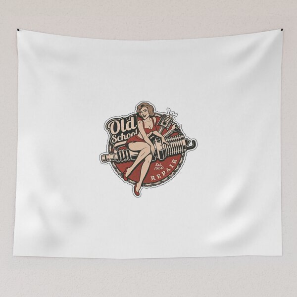 Item preview, Old school pinup designed and sold by nice-design.