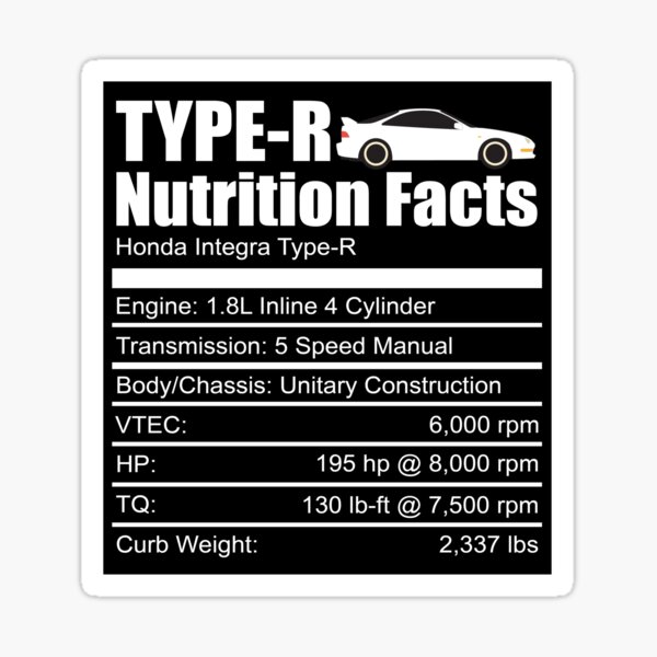 Spoon Sports Sticker Decal S2000 CIVIC CRX INTEGRA DELSOL B16 B18 K20