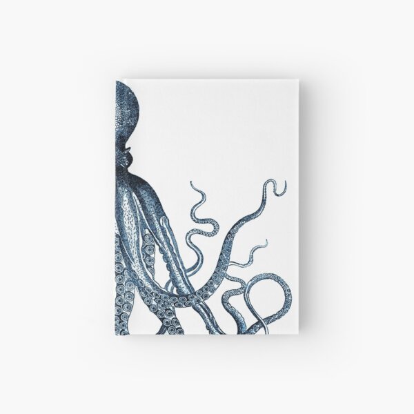 Item preview, Vintage Octopus Art Print Blue ~ Kraken ~ Nautical ~ Retro ~ 0389 designed and sold by ContrastStudios.