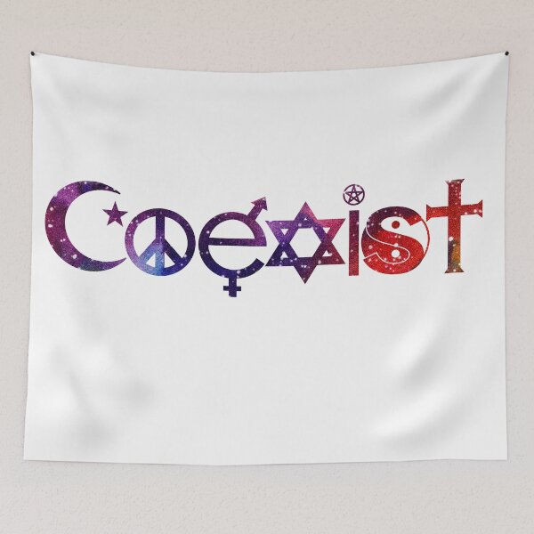 Item preview, COEXIST Space designed and sold by DyadyaYasha.