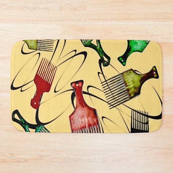 Item preview, Afro comb -  Beige designed and sold by Yamy Morrell Art and Design.