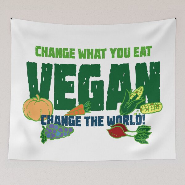 Item preview, Vegan - Change the world designed and sold by Andy Renard.