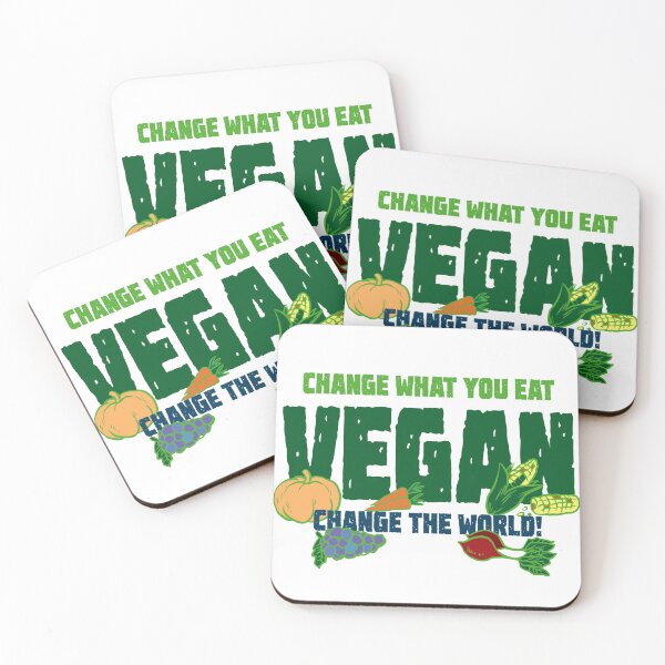 Item preview, Vegan - Change the world designed and sold by Andy Renard.