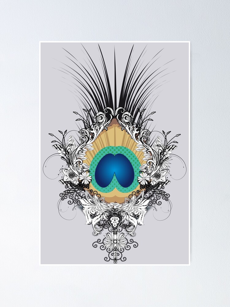 The peacock feather Poster