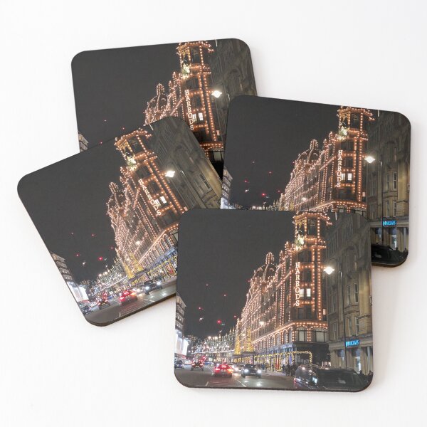 Item preview, Harrods in London at night designed and sold by amelierosey.