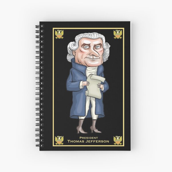 President Thomas Jefferson Spiral Notebook