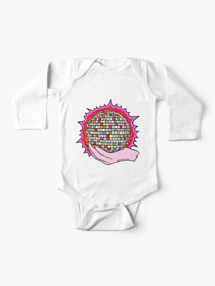 The Holy Disco Ball Baby One Piece By Doodlebymeg Redbubble