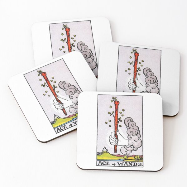 Item preview, Ace of Wands Tarot designed and sold by Phantastique Boutique.