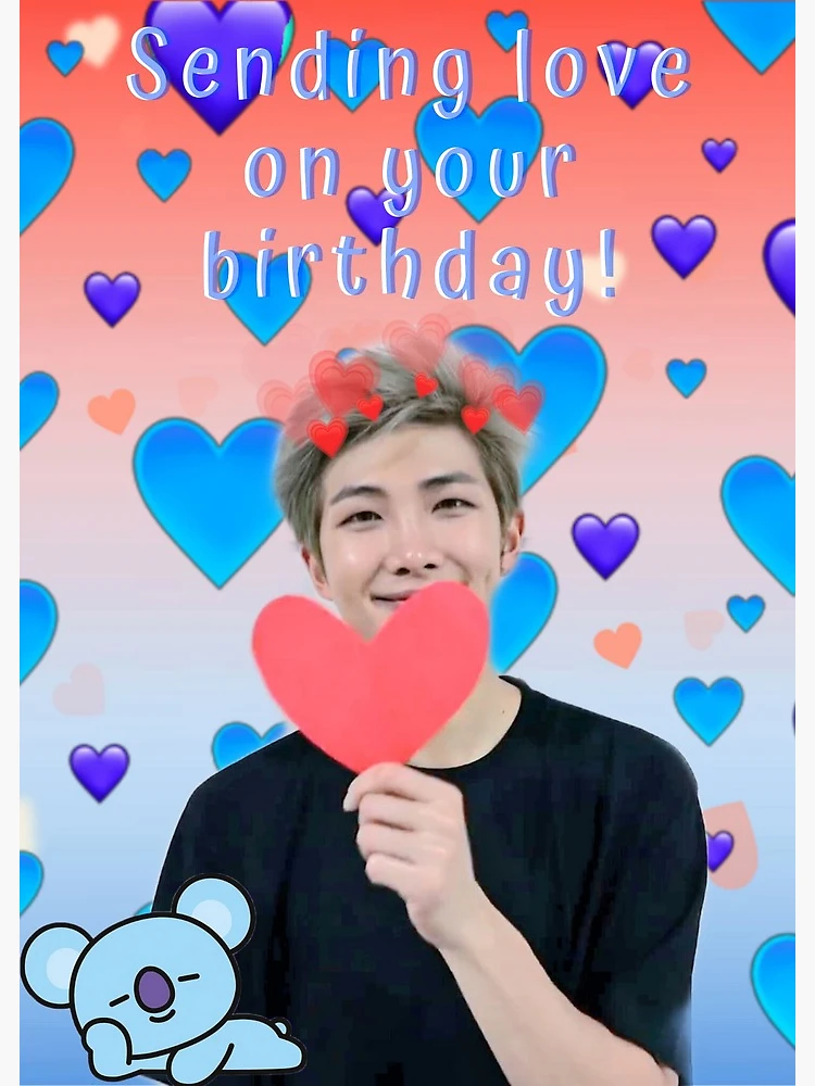 BTS RM Birthday Card!