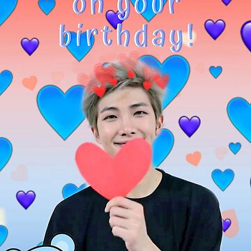 BTS RM Birthday Card!