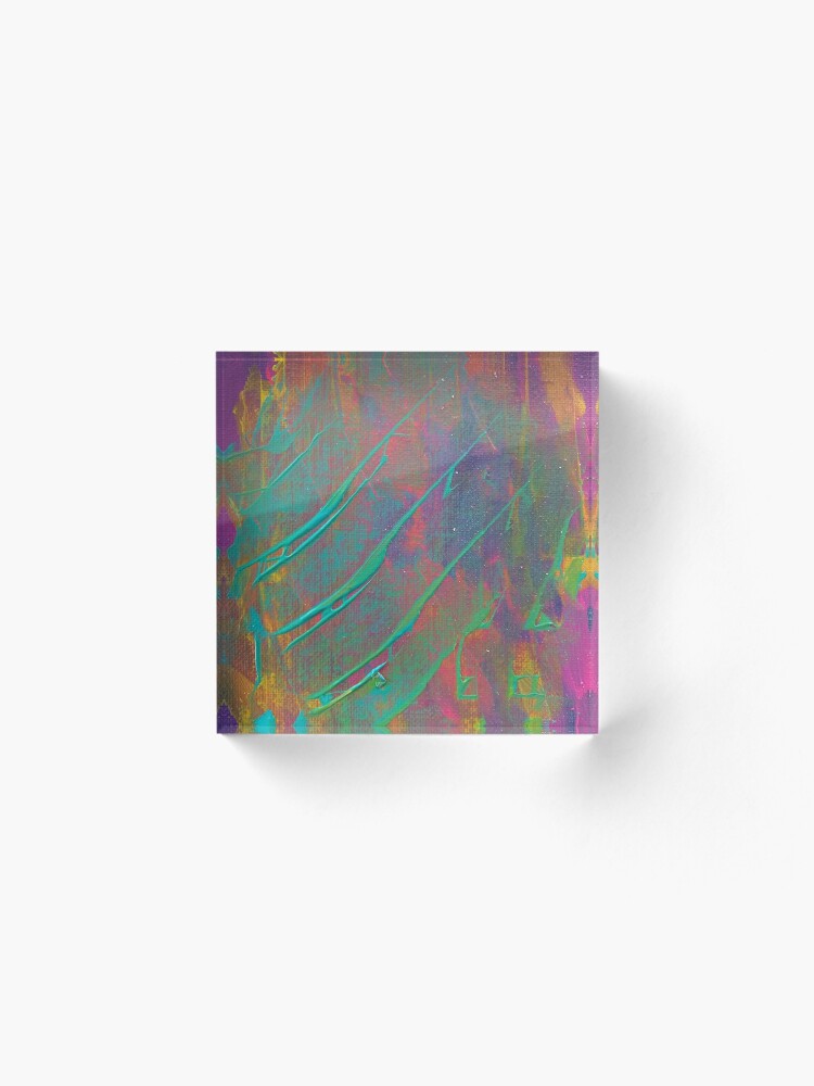 Alternate view of Peace and Popsicles Acrylic Block