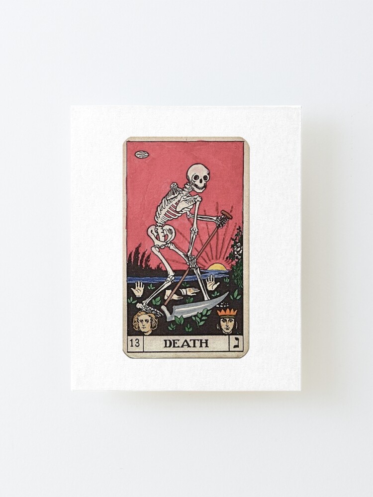 Alternate view of Death Tarot Mounted Print