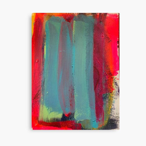 Neon Stripes Canvas Print