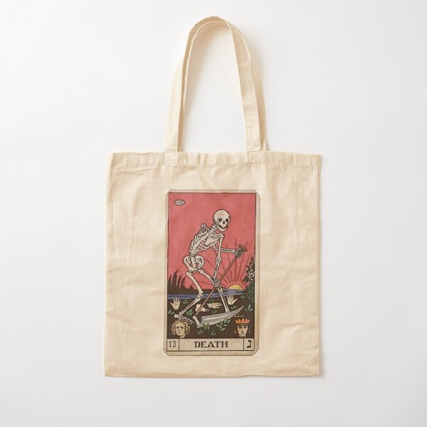 Tarot de la muerte Bolsa de algodón