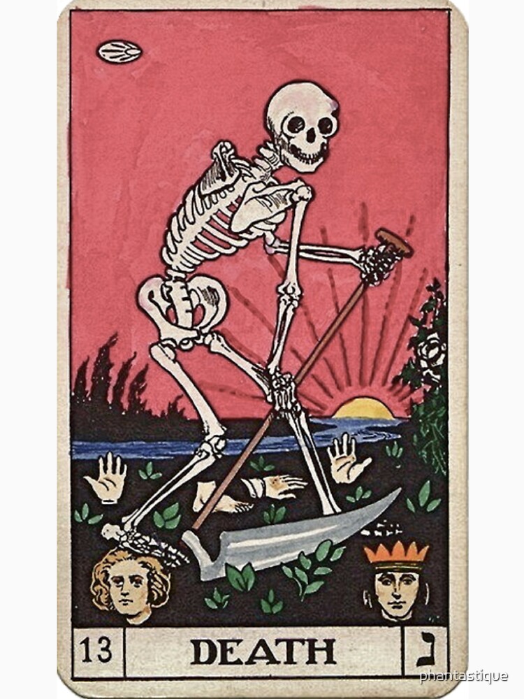 death tarot card t shirt