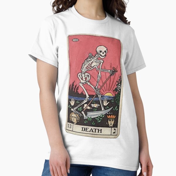 Vista previa del artículo con la obra «Tarot de la muerte», diseñado y vendido por Phantastique Boutique.