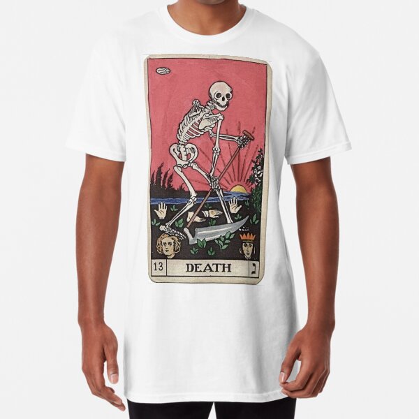 Tarot de la muerte Camiseta larga