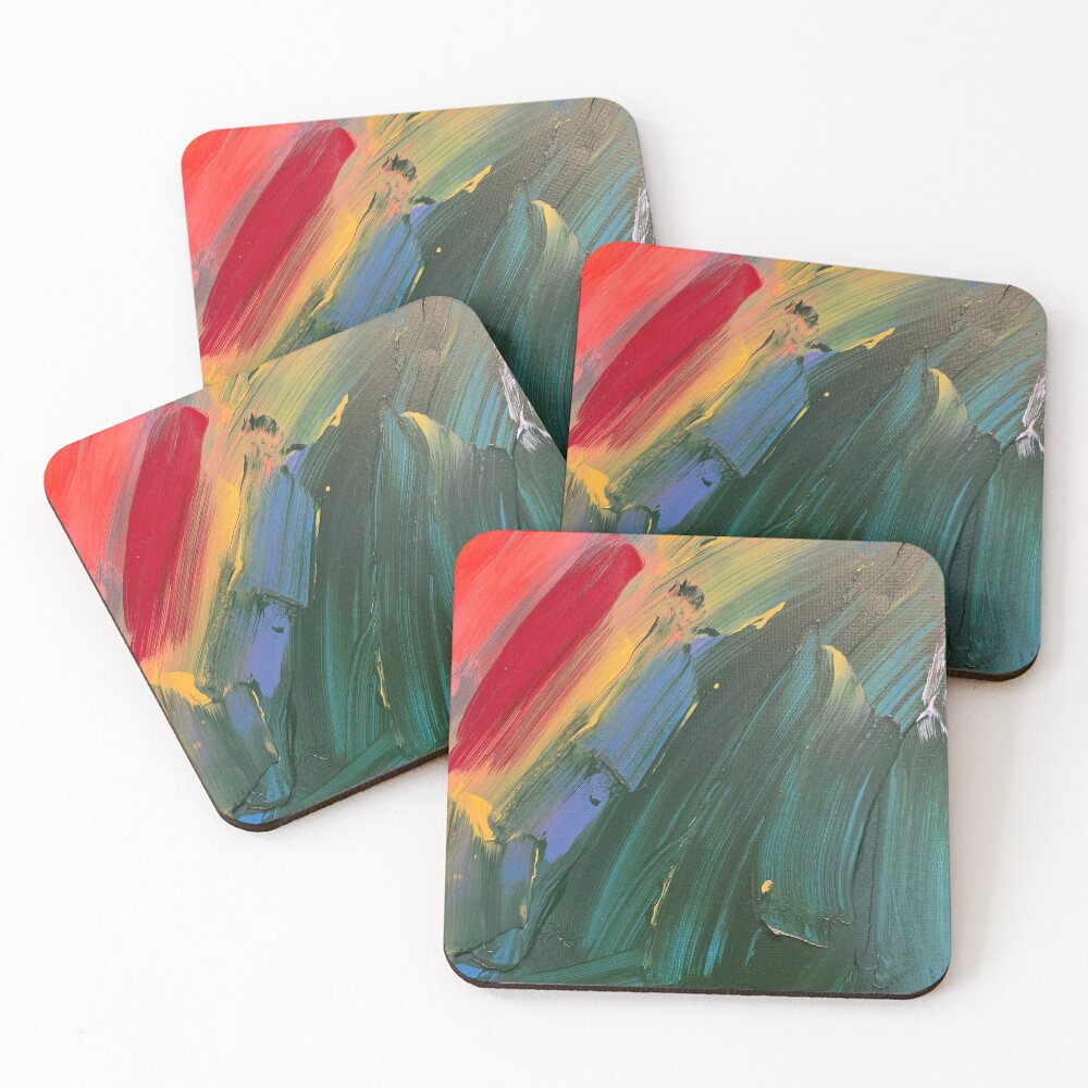Rainbow junk mail  Coasters (Set of 4)