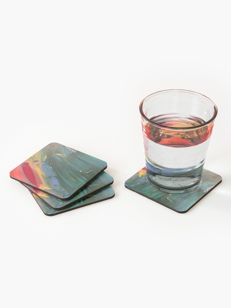 Alternate view of Rainbow junk mail Coasters (Set of 4)
