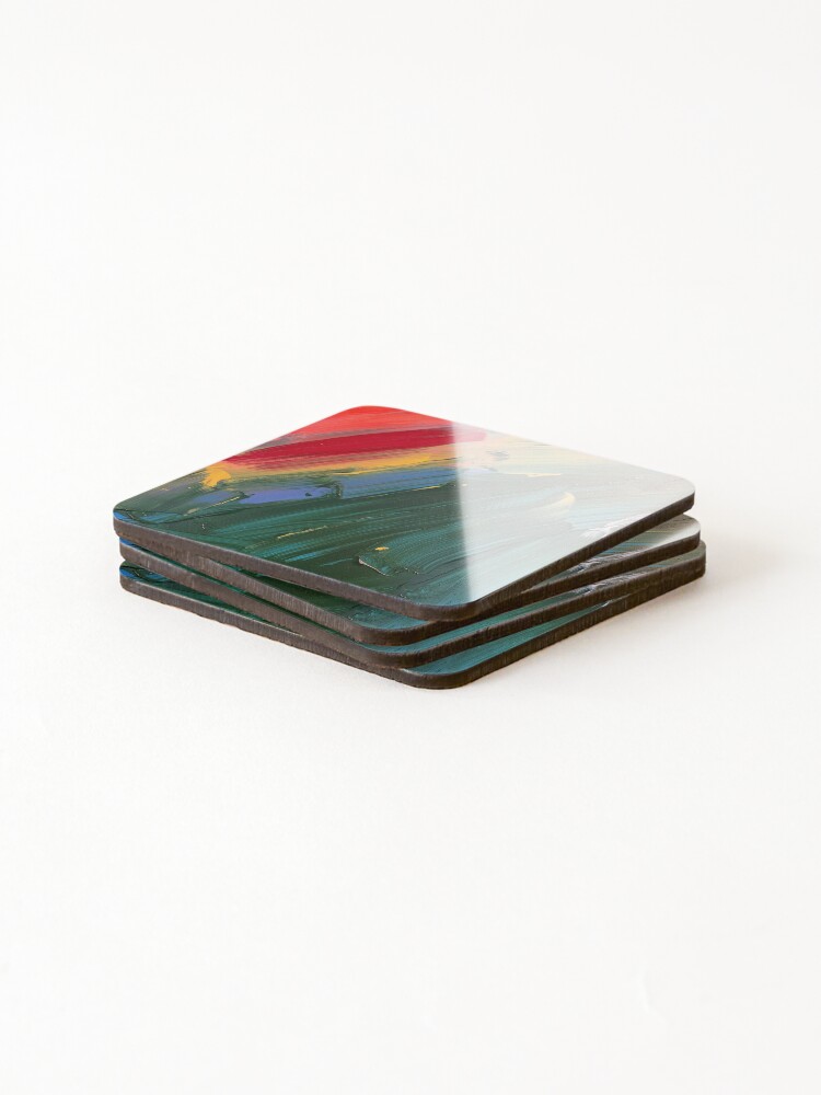 Alternate view of Rainbow junk mail  Coasters (Set of 4)