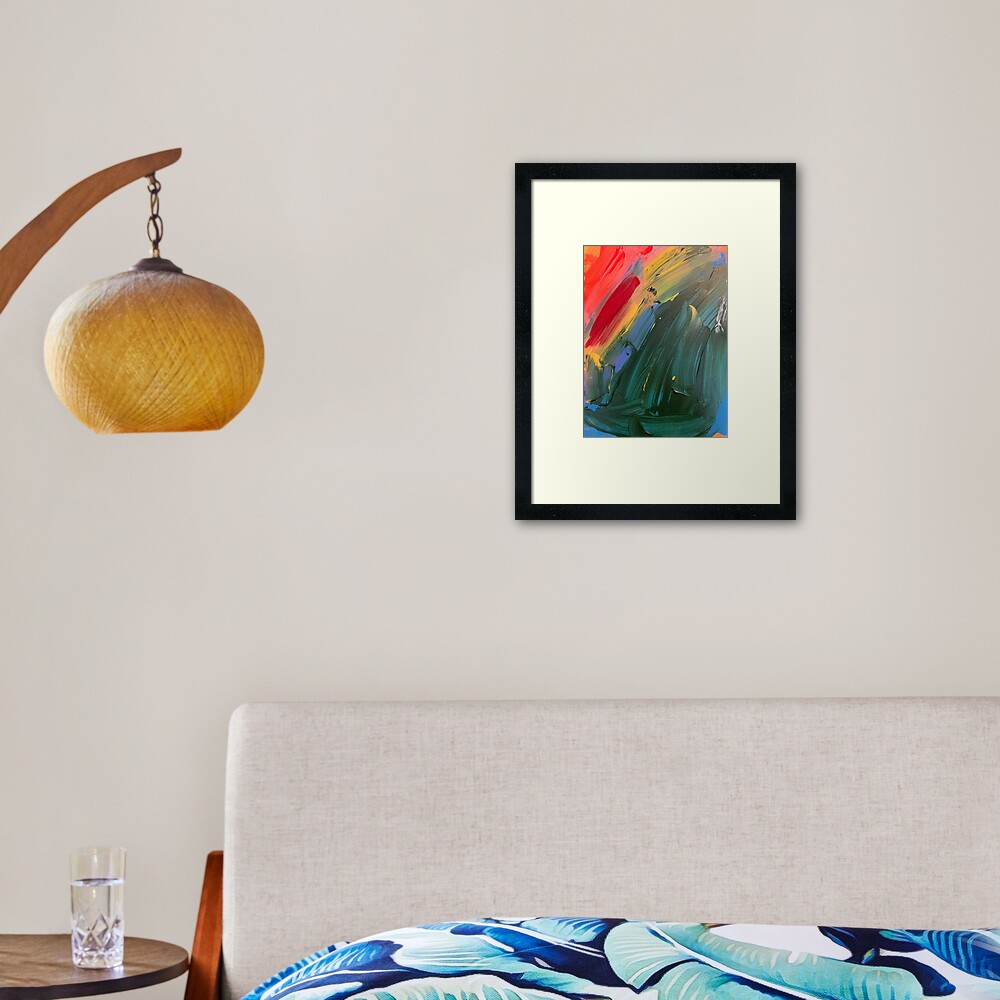 Rainbow junk mail  Framed Art Print
