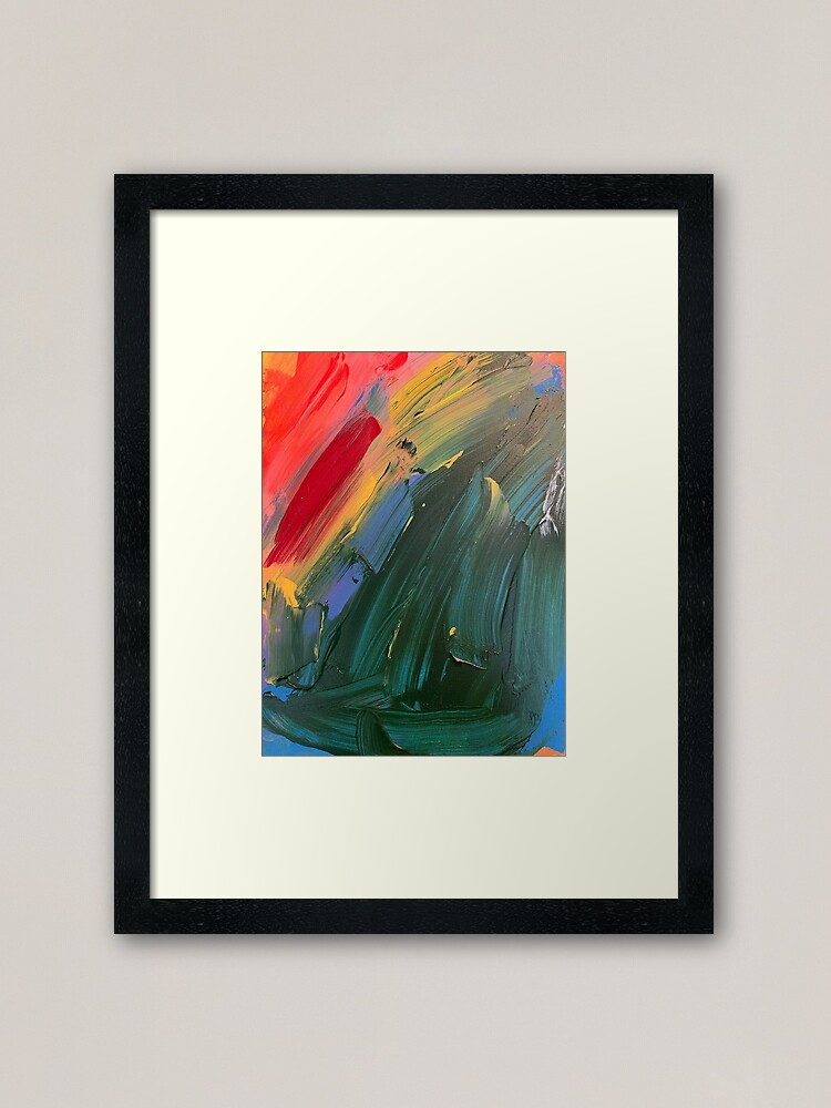 Alternate view of Rainbow junk mail  Framed Art Print