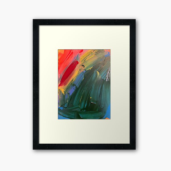 Rainbow junk mail Framed Art Print