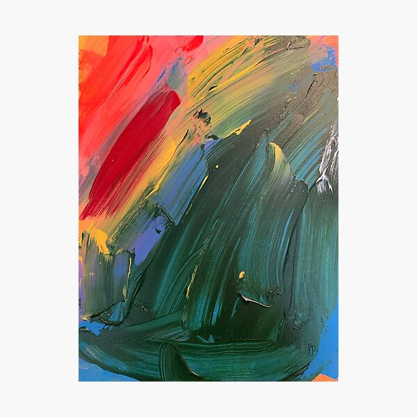 Rainbow junk mail Photographic Print