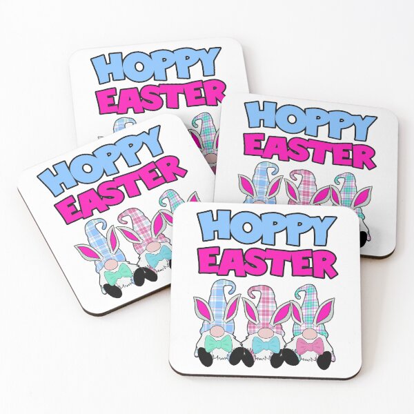 Item preview, Hoppy Easter Gnomes Pastel Spring Bunny Ears Rabbit Cute Pastel Plaid designed and sold by funnytshirtemp.