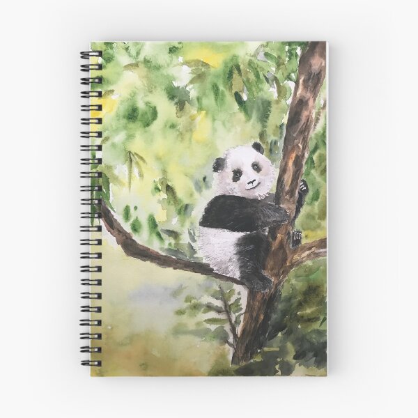 Item preview, Panda acuarela en un árbol designed and sold by zuzudotfun.