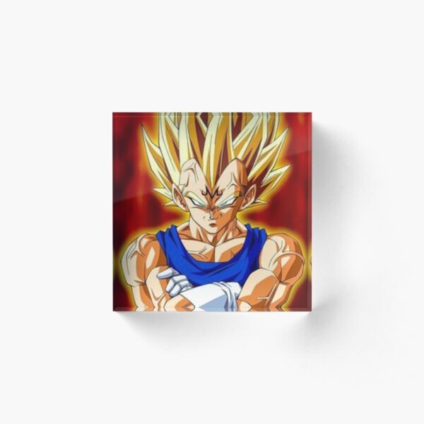 Majin Vegeta Acrylic Block