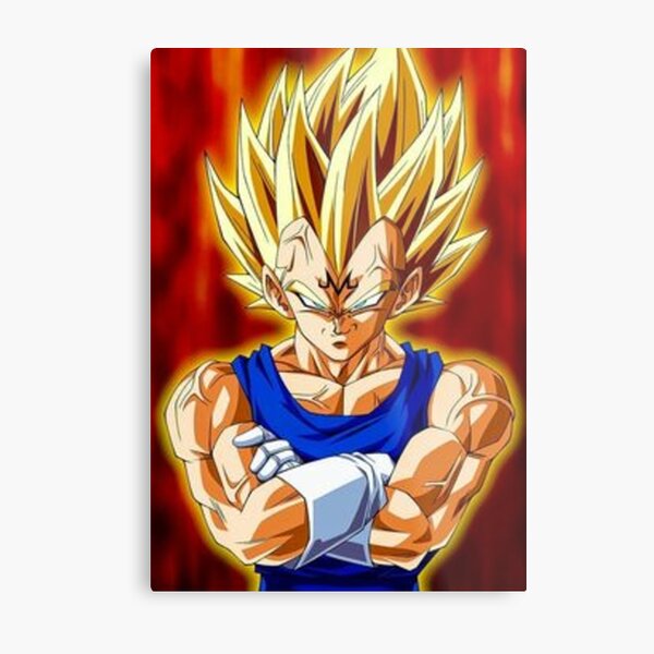 Majin Vegeta Metal Print