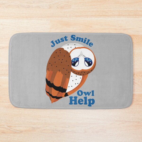 Item preview, Just Smile Owl Help designed and sold by Crystellia.