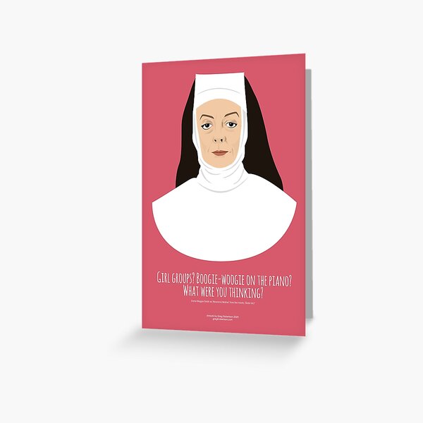 Boogie Woogie Reverend Mother Greeting Card