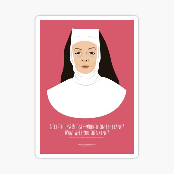 Boogie Woogie Reverend Mother Sticker